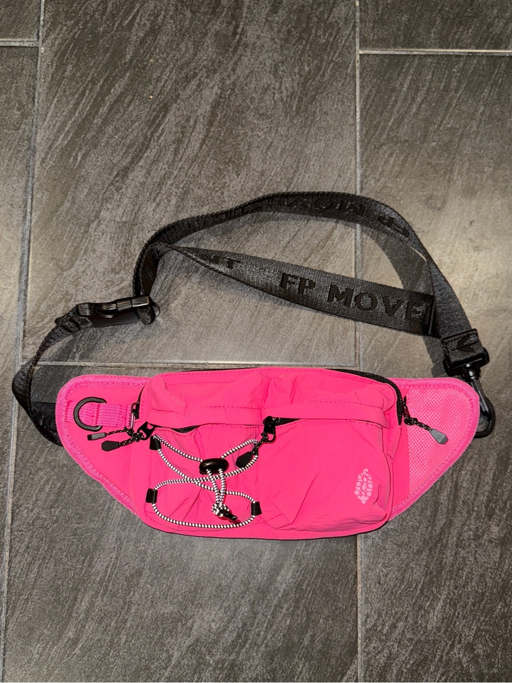 Free People Neon Pink Sport Waist Bag